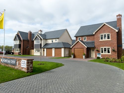 New home development in Baschurch, Perry View
